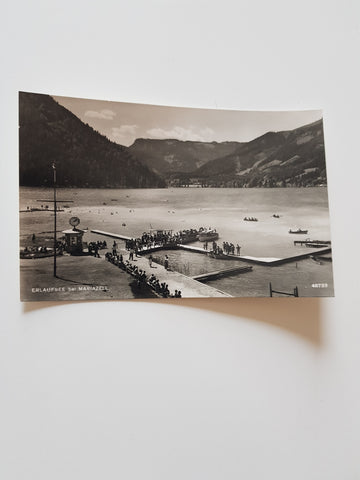AK Erlaufsee bei Mariazell. (1957)