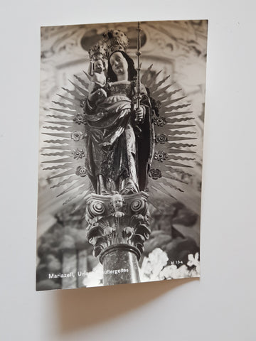 AK Mariazell. Urlaubermuttergottes.