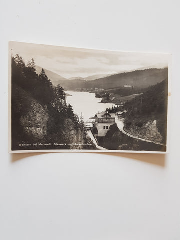 AK Walstern bei Mariazell. Stausee und Hubertus-See.