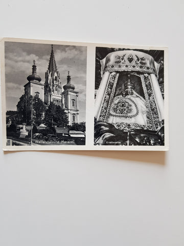 AK Wallfahrtskirche Mariazell. Gnadenaltar.