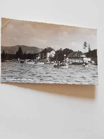 AK Erlaufsee mit Hotel Herrenhaus.