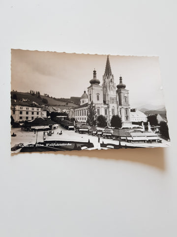 AK Mariazell. Wallfahrtskirche. (1953)