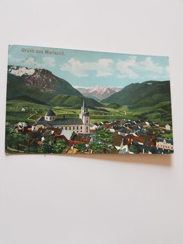 AK Gruß aus Mariazell.