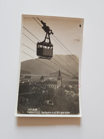 AK Mariazell. Seilbahn a.d. Bürgeralpe.