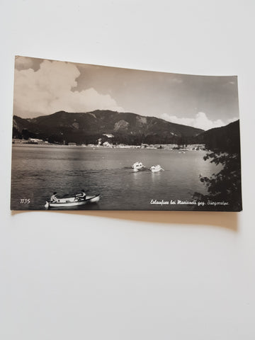 AK Erlaufsee bei Mariazell geg. Bürgeralpe.