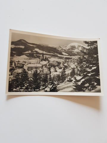 AK Winterbild aus Mariazell.