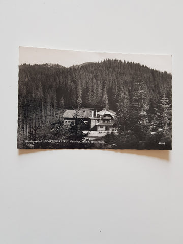 AK Alpengasthof Pfaffensattel, Paßhöhe. (1957)