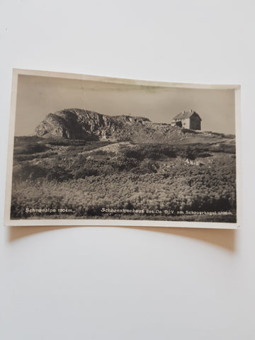 AK Schneealpe. Schneealpenhaus des Oe. G. V. am Schauerkogel. (1928)