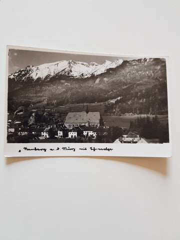AK Neuberg an der Mürz mit Schneealpe.