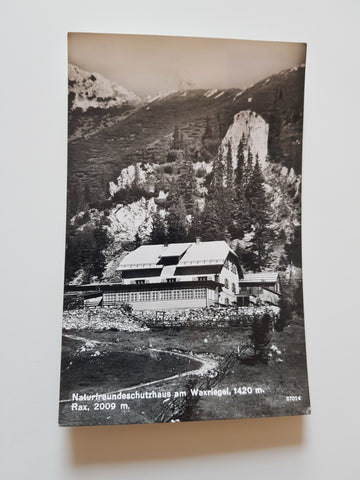 AK Naturfreundeschutzhaus am Waxriegel. (1955)