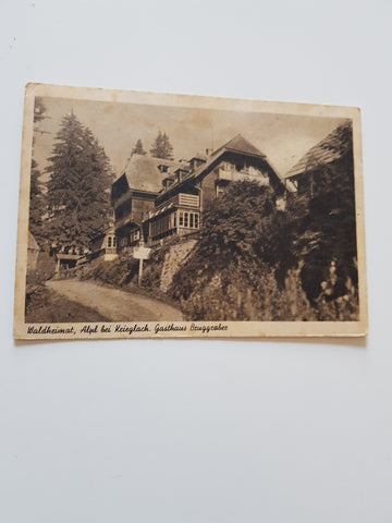AK Waldheimat, Alpl bei Krieglach. Gasthaus Bruggraber.