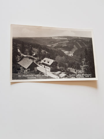 AK Alpl (Waldheimat) Gasthof Leitner (Holzbauer) geg. Teufelstein.