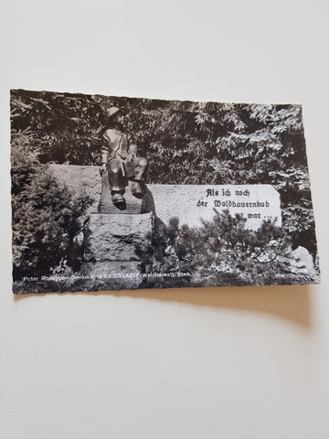 AK Peter Rosegger-Denkmal in Krieglach. (1964)