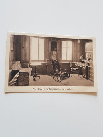 AK Peter Rosegger's Arbeitszimmer in Krieglach.