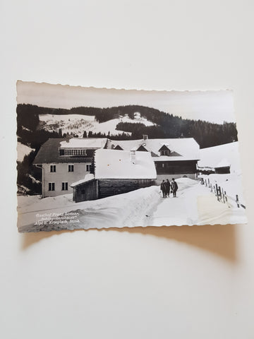 AK Gasthof Franz Leitner Schlagobersbauer Alpl bei Krieglach.
