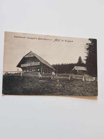 AK Waldheimat: Rosegger's Geburtshaus in Alpl bei Krieglach. (1920)