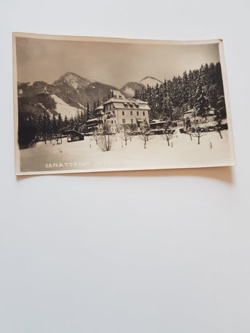 AK Aflenz. Sanatorium Hofacker. (1927)