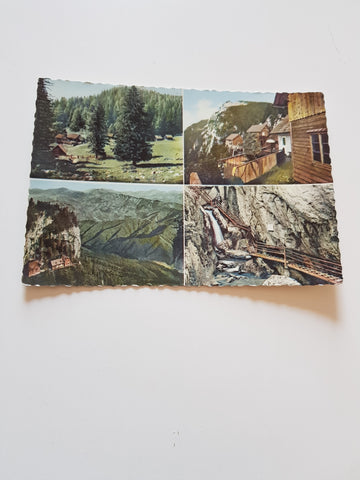 AK Gasthaus zum Guten Hirten. Gasthaus zum Steirischen Jockl. Schüsserlbrunn. Aus der Bärenschützklamm.