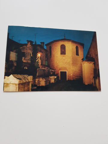 AK Grado Battistero del 5 Secolo. Notturno.