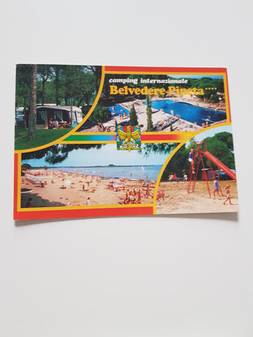 AK Belvedere Pineta. Grado. Camping internazionale.
