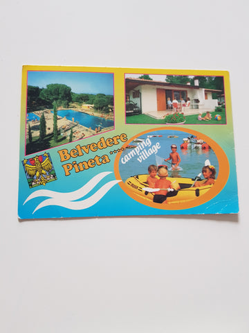 AK Belvedere Pineta. Grado. Camping internazionale.