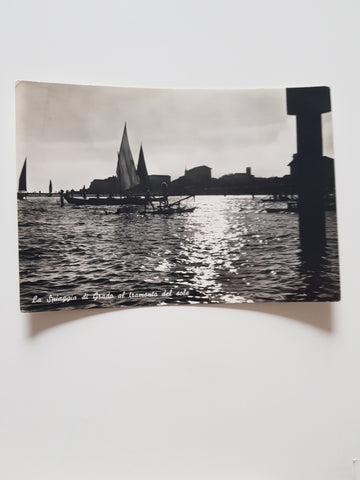 AK La Spiaggia di Grado al tramonto del sole.