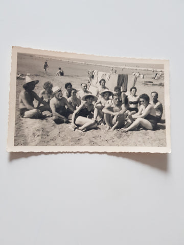 AK-Foto Grado (1954) Badeszene.