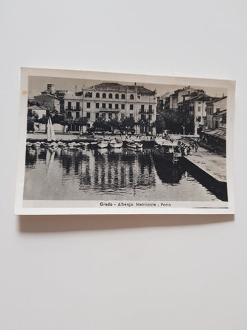 AK Grado - Albergo Metropole - Porto. (1952)