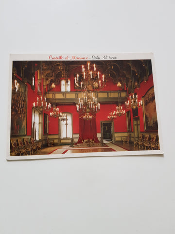 AK Trieste. Castello di Miramare. Sala del trono.