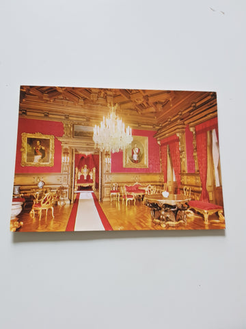 AK Trieste. Castello di Miramare. Sala IV La sala Novara.
