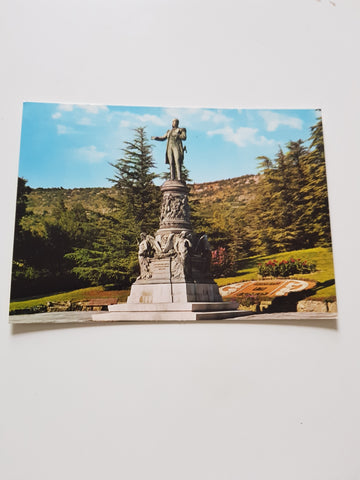 AK Trieste Parco di Miramare - Monumento a Massimiliano d'Absburgo.