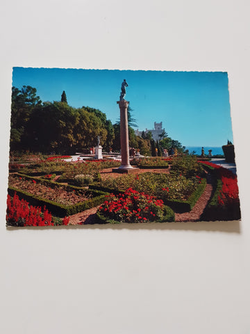 AK Trieste. Castello di Miramare. Il Parco.
