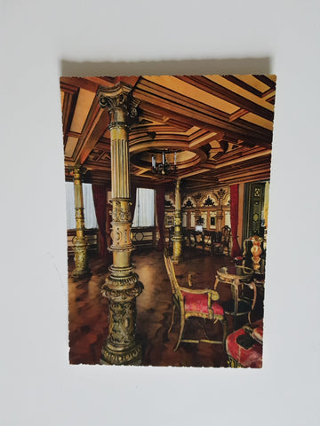AK Trieste. Castello di Miramare. La Sala Novara.