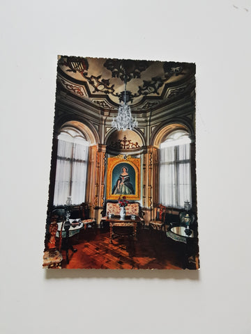AK Trieste. Castello di Miramare. Salotto di Carlotta.
