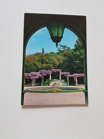 AK Trieste - Parco di Miramare Il piazzale del castello.