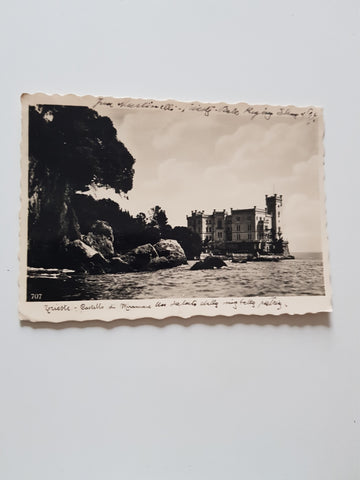 AK Trieste. Castello di Miramare.