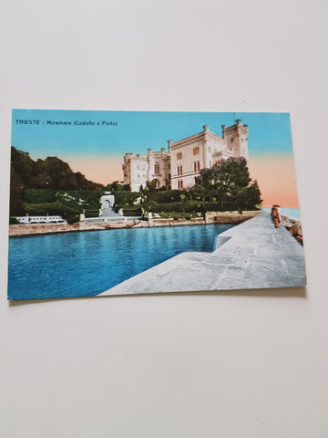 AK Trieste - Miramare (Castello e Porto)