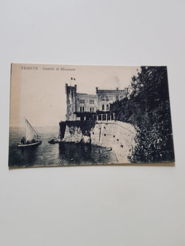 AK Trieste. Castello di Miramare.