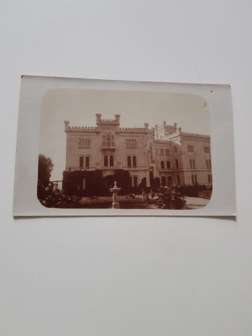 Foto-AK Trieste. Castello di Miramare.