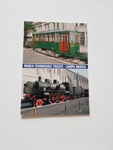 AK Museo Ferroviario Trieste - Campo Marzio.