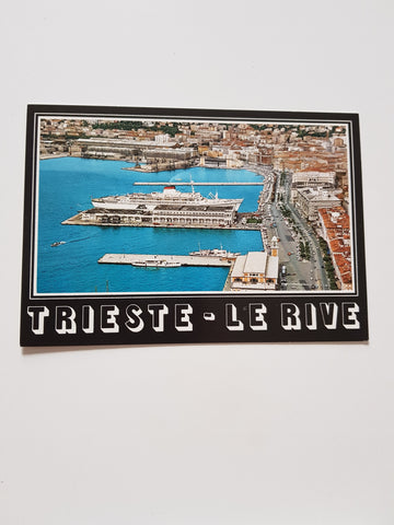 AK Trieste. Panorama delle Rive.