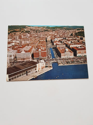 AK Trieste - Panorama dall'aereo Il Canale.