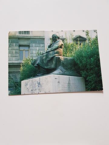 AK Trieste. Monumento a Giuseppe Verdi (Piazza S. Giovanni)