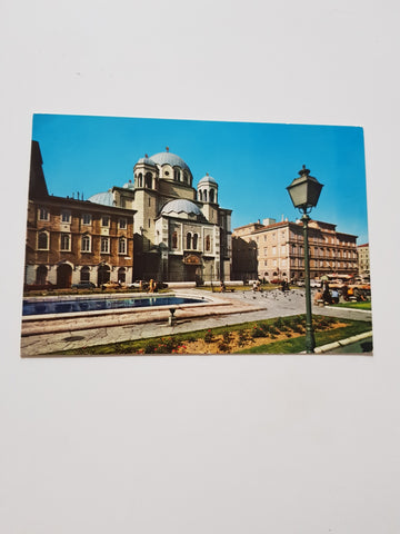 AK Trieste. Tempio serbo-ortodosso di Santo Spiridione a Trieste.
