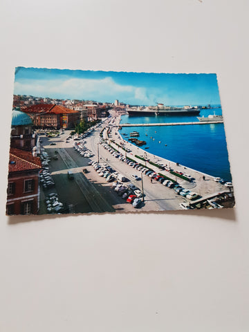 AK Trieste. Le Rive col Molo Audace.