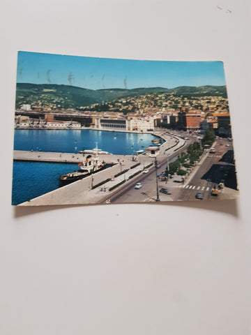 AK Trieste. Veduta passeggiata triestina.