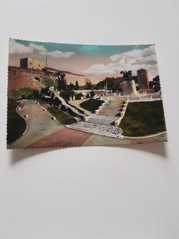 AK Trieste. Piazzale del Castello di S. Giusto.