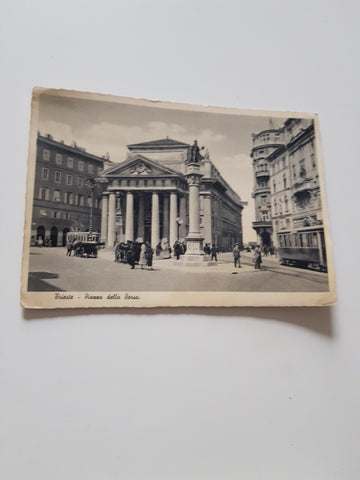 AK Trieste. Piazza della Borsa. (1936)