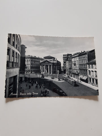 AK Trieste. Piazza della Borsa.