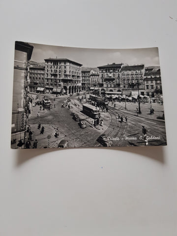 AK Trieste Piazza C. Goldoni.